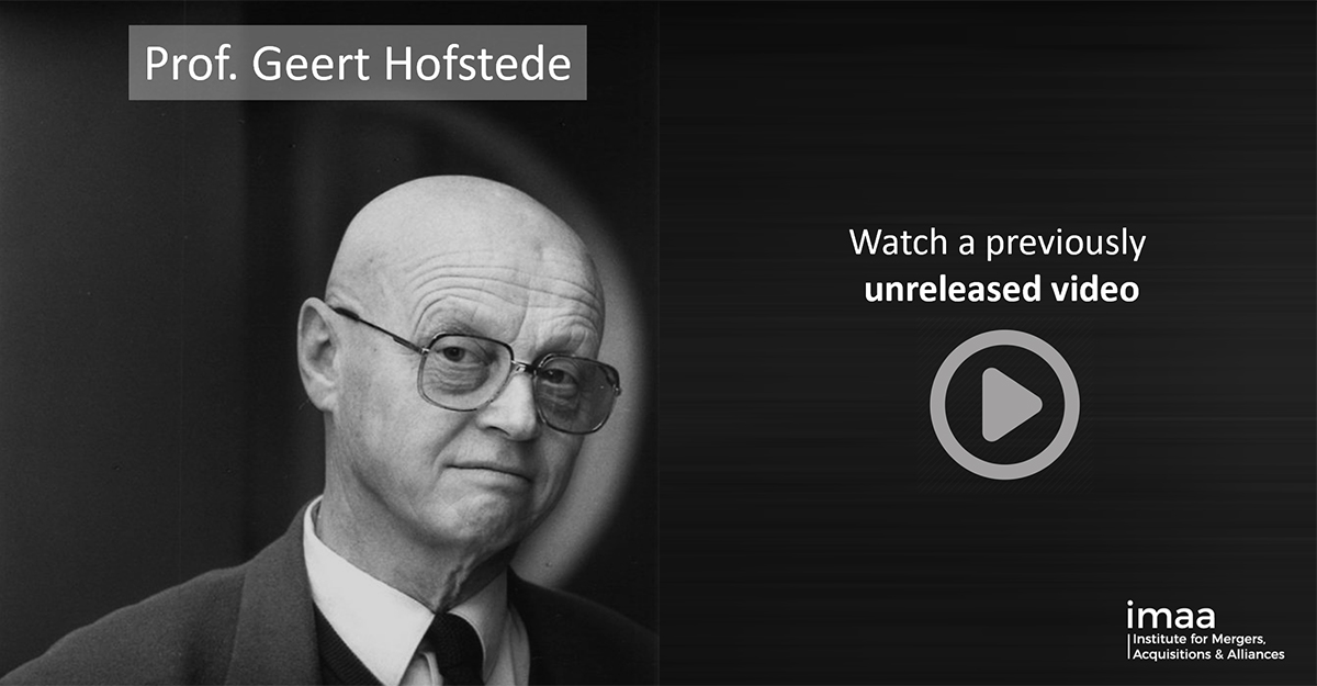 Professor Geert Hofstede on his Culture Research
